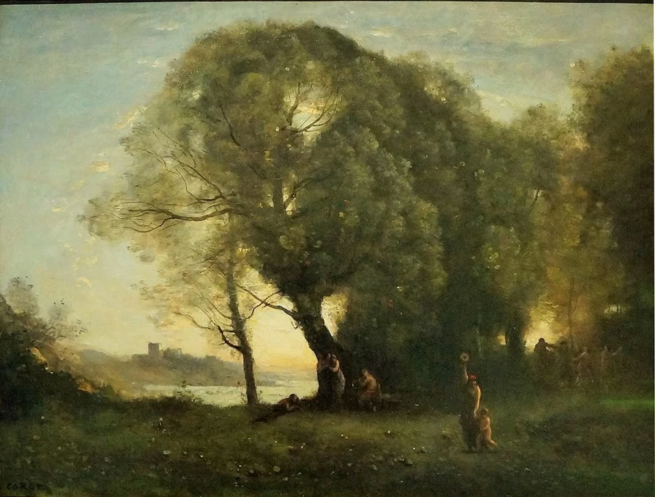 Jean - Baptiste, Camille Corot, Danze virgiliane, Louvre, Parigi